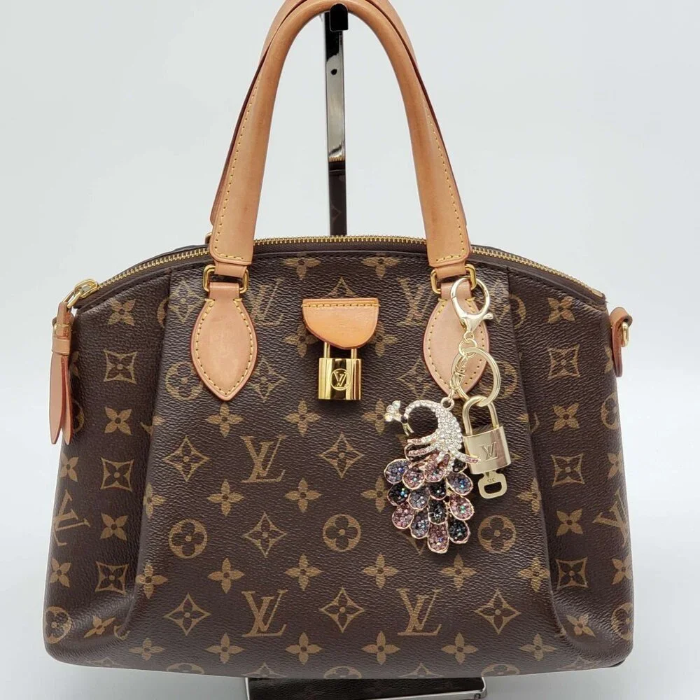 Authentic Louis Vuitton Lock & Key Gold ✨ Unbranded Keychain Bag Charm LV